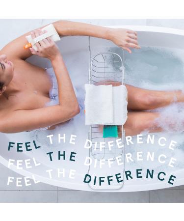 Cleanlogic Organic Cotton Exfoliating Body Scrubber - 3 Pack Reusable Exfoliator for Smooth Skin - Daily Skincare Routine Essential - Buy Online on GoSupps.com