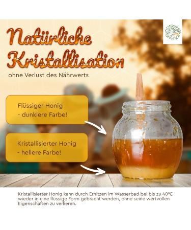 Raw Honey from Beekeeper | 1.1 kg | Unfiltered & Healthy Rapeseed Honey | Pure Natural Sweetener - Buy Online on GoSupps.com