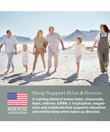 SugarMD Sleep Support Supplement 60 Sleep Capsules with Lemon Balm Valerian Root Hops Extract Chamomile Extract & BioPerine Non-GMO & Gluten Free Sleep Supplememts for Adults (30-Day Supply) - Buy Online on GoSupps.com