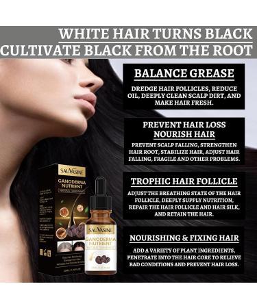 Lambo Darkening Oil for Gray Hair - 30ml Natural Nourishing Repair Nutrient for White Hair - Oil Control Hair Strengthening for Gray Hair Men Women - Buy Online on GoSupps.com