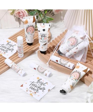 Dimsile 24 Sets Christmas Teacher Appreciation Gifts Include Hand Cream Lip Balm Bulk Organza Bags Thank You Tags Graduation Thanksgiving Thank You Teacher Gifts for Women Girls Party Favors Holiday - Buy Online on GoSupps.com