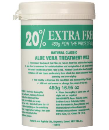 Natural Classic Aloe Vera Hair Conditioner - 480g | Nourishing & Hydrating for All Hair Types | International Shipping Available - Buy Online on GoSupps.com
