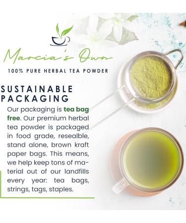 Marcia's Own Lime Leaf 100% Pure Herbal Tea Powder from Jamaica 1 oz / 28.3 g (40 Servings) - Buy Online on GoSupps.com