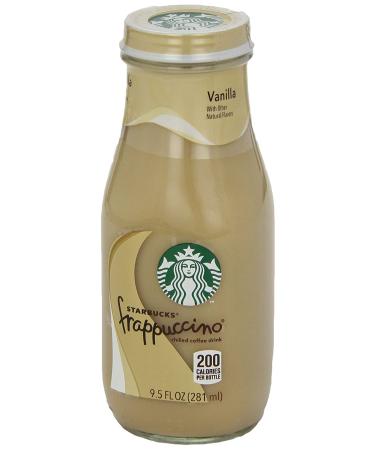 Starbucks Frappuccino Vanilla Coffee Beverage 9.5 oz Glass Bottles - 4 Pack - Buy Online on GoSupps.com
