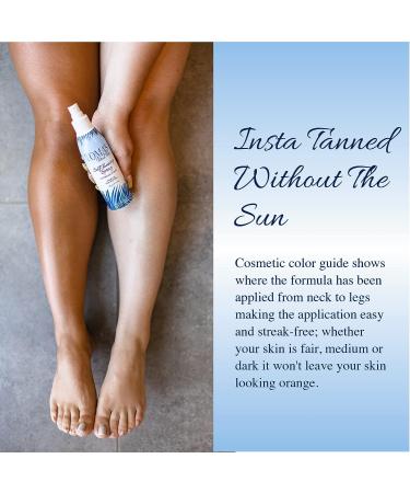 Toma's Total Tan Liquid Spray Sunless Tanner - Natural Golden Bronze Color, Streak-Free & Paraben-Free - 6 oz - Buy Online on GoSupps.com