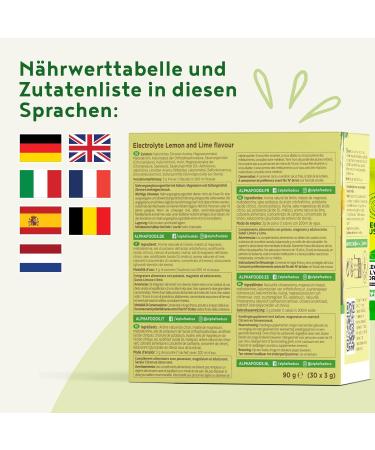 Electrolyte Complex Powder | Sugar-Free Sodium Magnesium Potassium | Sport Hydration | 30 Portions | Citrus Lemon Lime Flavor - Buy Online on GoSupps.com