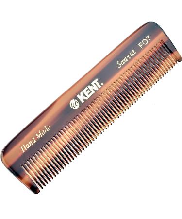 Kent A FOT Handmade All Fine Tooth Saw Cut Beard Comb - Pocket Comb and Travel Comb - Styling Comb or Wet Comb for Fine or Thinning Hair, Beard Care, and Hair Care for the Essential Kent Beard Kit 1 Pack A-Tortoiseshell - Buy Online on GoSupps.com
