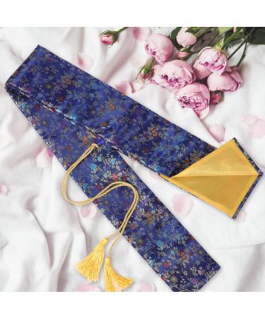Yardwe Silk Katana Bag with Tassels Samurai Sword Pouches | Dark Blue Tai-chi Swords Container for Wakizashi | Samurai Storage Covers - Shop Now! - Buy Online on GoSupps.com