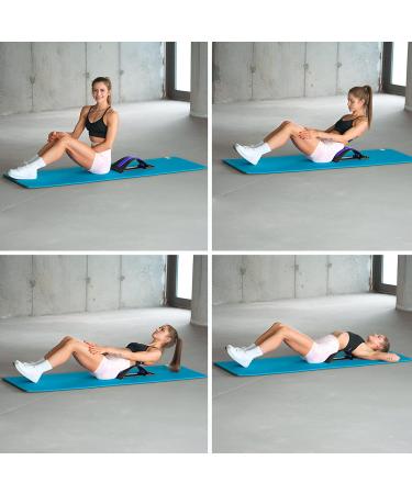 Retoo Back Extensor Device | Pain Relief & Stretcher for Lower & Upper Lumbar Spine | Back Trainer - Blue - Buy Online on GoSupps.com