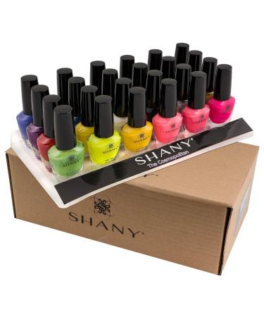 SHANY Cosmopolitan Nail Polish Set - 24 Colors - Premium Quality, Quick Dry - Buy Online on GoSupps.com