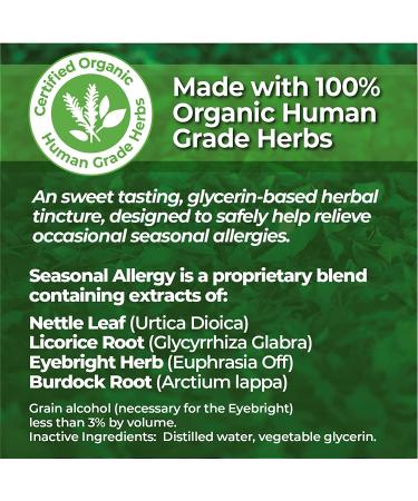 Animal Essentials Seasonal Allergy Herbal Supplement for Dogs & Cats - USA Made, Sweet Tasting Relief - 1 fl oz - Buy Online on GoSupps.com