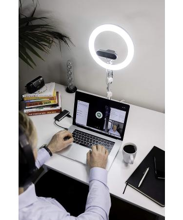 Kodak 10 LED Ring Light with Tripod for Smartphones & DSLR - Adjustable Brightness, Color Balance, 1800 Lumens - Remote Shutter, Carrying Case Included - Buy Online on GoSupps.com