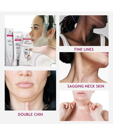 Anacis Double Chin Reducer Cream Mask Belt for Firming and Lifting Neck Skin - Buy Online on GoSupps.com