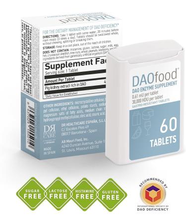 DR Healthcare DAOfood DAO Enzyme - 60 Tablets - Buy Online on GoSupps.com