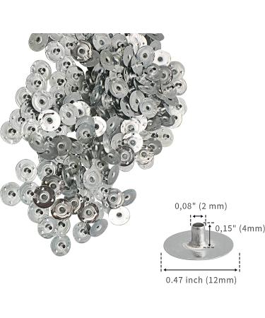 800 pcs Candle Wick Tabs - Metal Candle Wick Sustainer Tabs (12mm) | MILIVIXAY - Buy Online on GoSupps.com