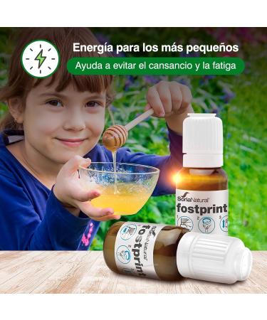 Soria Natural Fostprint Junior Essentielle vitamins and nutrients for the little ones royal jelly vitamin C iron propolis vitamins B and D probiotics for children 20 bottles - Buy Online on GoSupps.com