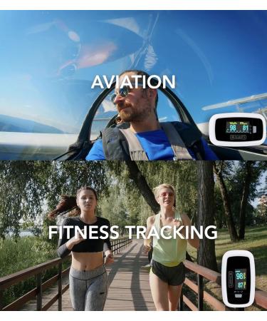 Dr. Talbot's Pulse Oximeter with Lanyard & Travel Pouch - White & Gray | Accurate Oxygen Level Monitor for Home & Travel - Buy Online on GoSupps.com