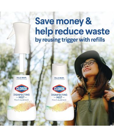 Clorox Disinfecting Mist Eucalyptus Peppermint - 16 oz Spray & Refill | International Shipping Available - Buy Online on GoSupps.com