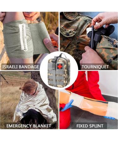First Aid Set & Tactical Medical Bag for Camping Hiking Hunting & Adventure | Trauma Kit for Home Car & Military Survival - Buy Online on GoSupps.com
