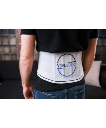Vitalxx Rear Belt Vitalsoft Adjustable XXL Lumbar Support Bandage for Comfortable Walking & Sitting - Buy Online on GoSupps.com