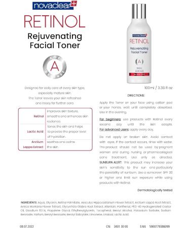 Retinol Rejuvenating Facial Toner - Buy Online on GoSupps.com