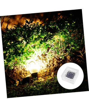 1pc Solar Light Lawn Decor Out Door Decor Outdoor Landscape Lights Solar Landscape Lights Landscape LED Lights Solar Brick Outdoor Light Outdoor Light Ornament Solar Lamp Decor LED (White) - Buy Online on GoSupps.com
