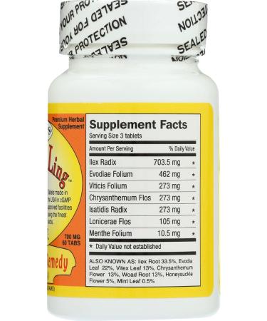 Gan Mao Ling 60 Tablets - Fast Relief for Colds & Flu | International Shipping Available - Buy Online on GoSupps.com