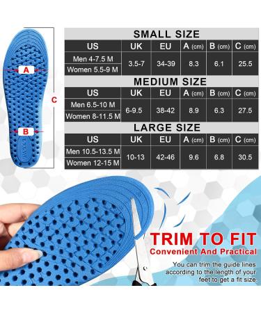 Ailaka Height Increase Insoles for Men & Women | Honeycomb Cushion Shoe Inserts | Shock Absorbing | Sizes 6.5-10 M / 8-11.5 W | Elevate Your Comfort & Height - Buy Online on GoSupps.com