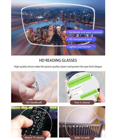 Koosufa Metal Reading Glasses for Men & Women - Spring Hinge Half-Round Frame Stylish & Comfortable Reading Help - Buy Online on GoSupps.com