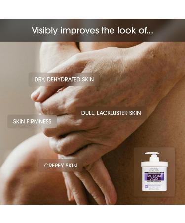 Advanced Clinicals Cr me anti- ge l'acide hyaluronique pour le visage le corps les mains. Hydratation instantan e pour la peau taille spa. (2 - 473 6 g) - Buy Online on GoSupps.com