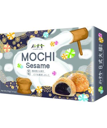 yoaxia - 210g Sesame Mochi | Sesame | Sticky rice cake with sesame | Japanese Style