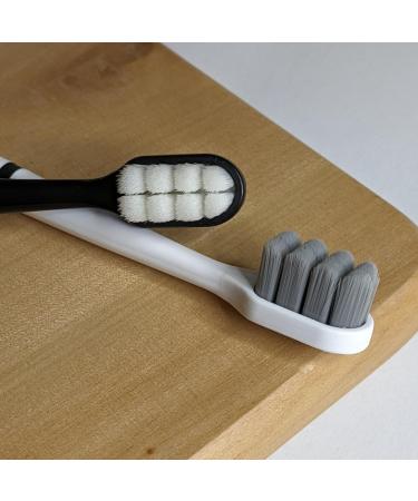 Super Soft Ultra Fine Nano Toothbrush for Sensitive Teeth & Gums - Perfect for Braces Kids Teens | Pack of 2 - Buy Online on GoSupps.com