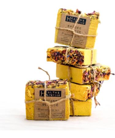 Sea Moss Soap - Spiced so'Nice (Turmeric + Cinnamon) Organic | Vegan | Handcrafted | Eco-friendly | UK Tested) - Buy Online on GoSupps.com