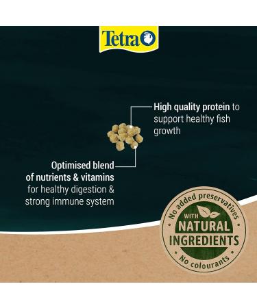 Tetra Pond Fish Food Mini Pellets 260g - biologically balanced for small and young pond fish Fish 1 l (Pack of 1) - Buy Online on GoSupps.com