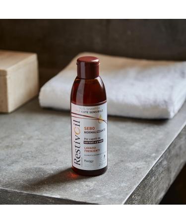 Restivoil Physiologique Sebonormalisant Hui-Shampoo for sensitive skin and for normal and oily hair without foaming and aggressive agents - 250 ml - Buy Online on GoSupps.com