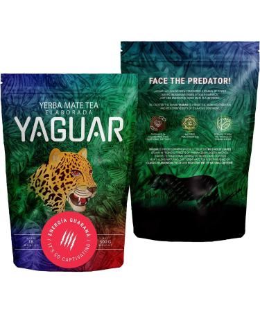 Yaguar Yerba Mat Energia Guarana 500g Aux Fruits Haute teneur en caf ine sans Gluten 500 g (Lot de 1) - Buy Online on GoSupps.com