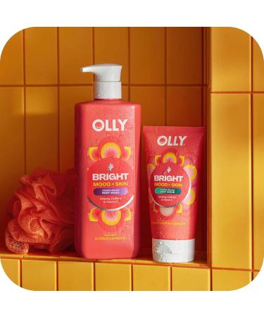 OLLY Bright Body Scrub with Ginseng, Caffeine & Vitamin C Nourishing Cleanser for Skin Exfoliation, SkinBarrier Repair, Citrus Currant Scent, 6 oz - Buy Online on GoSupps.com