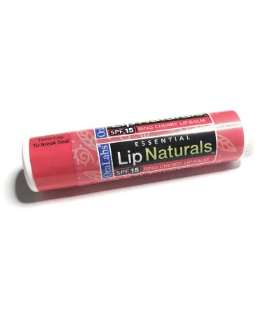 (1) .15 oz Tube OraLab Essential Lip Naturals SPF 15 (Bing Cherry Flavored Lip Balm)