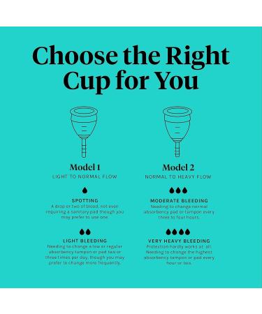 Lunette Menstrual Cup Model 2 - Blue for Normal/Heavy Flow | Eco-Friendly & Reusable - Buy Online on GoSupps.com