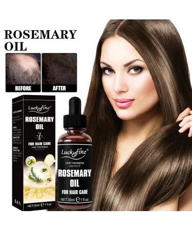 Premium Rosemary Oil for Hair Growth & Skin Care | Natural 30ml Essential Oil for Thicker Fuller Hair & Nourished Scalp Eyebrows & Eyelashes - Buy Online on GoSupps.com