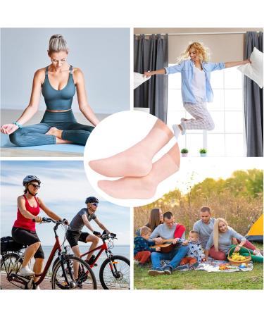 Silicone Moisturizing Socks Women Foot Spa Pedicure Silicone Socks Foot Mask Exfoliating Beach Protective Gel Socks Anti Slip Aloe Socks for Dry Cracked Feet Calluses Foot Care (Color) - Buy Online on GoSupps.com