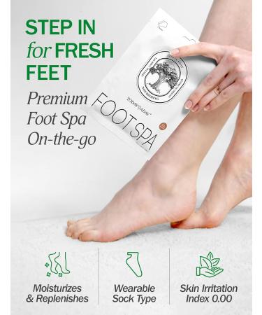 Moisturizing Foot Mask | 5 Pairs at Home Foot Spa Kit | Dead Skin Remover Foot Gloves | Pedicure & Foot Care Products for Women & Men - Buy Online on GoSupps.com