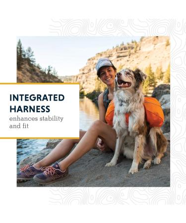 Adjustable Luffwear Hiking Backpack for Very Small Dogs - XS Orange Poppy | Perfect for Outdoor Adventures - Buy Online on GoSupps.com