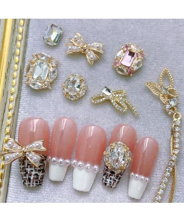 FEIlei Zircon Nail Rhinestones 3D Nail Charm Alloy Nail Jewelry Gem-Nail Art Decoration - Buy Online on GoSupps.com