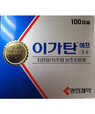 Igatan - Korean Remedy for Gingivitis and Alveolar Rust 100 Caps - Buy Online on GoSupps.com