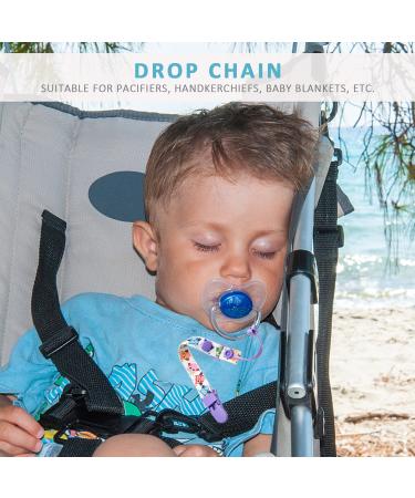 4-Pack Pacifiers with Clip & Cord | Anti-Drop Chain for Boys & Girls | International Shipping - Buy Online on GoSupps.com