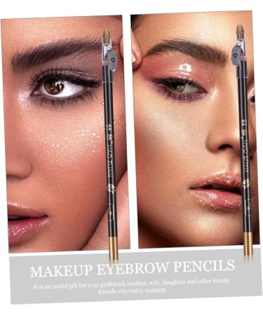 Healvian 24 Pcs Pencil Sharpener Eyebrow Pencil Makeup Pencils Eye Brow Pencils for Women Makeup Tool Wooden 1 count (Pack of 1) Blackx3pcs - Buy Online on GoSupps.com