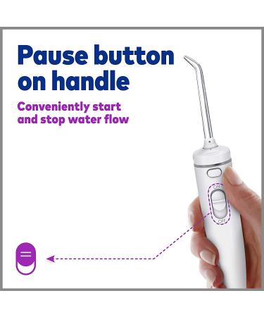 Waterpik Whitening Water Flosser WF 05 - Electric Oral Irrigator for Gentle Teeth Whitening - Buy Online on GoSupps.com