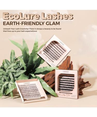 LASHVIEW 3D Wispy Cluster Lashes - Reusable Multilayered Eyelash Extensions (10-16mm) | Fluffy DIY Eyelash Clusters for Stunning Volume - Buy Online on GoSupps.com