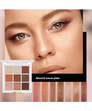Colorful Eyeshadow Palette - Velvety Eye Shadow Pallet 9 Colors Highly Pigmented Eye Shadow Waterproof Smokey Professional Beauty Makeup Kit for Women Girls Frifer 02 - Buy Online on GoSupps.com